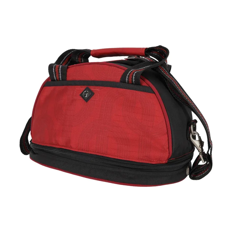 QHP Riding Hat Bag in Sunset Red