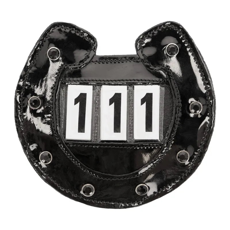 QHP Horseshoe Number Holder in Black