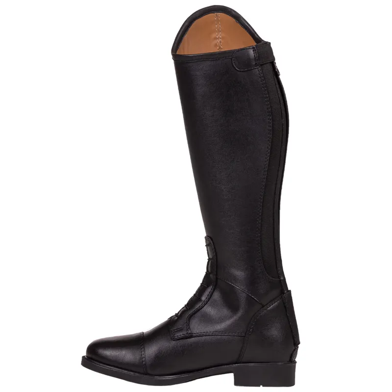 QHP Jessy Wide Riding Boot Juniors in Black-2