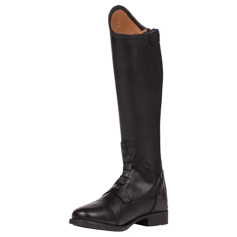 QHP Jessy Wide Riding Boot Juniors in Black-4