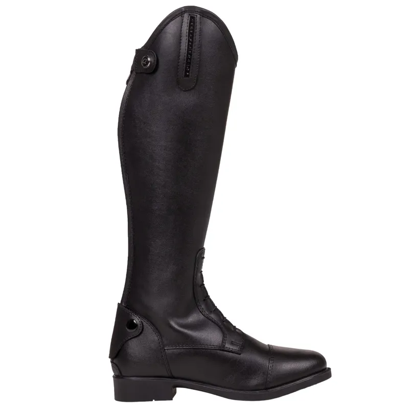 QHP Jessy Wide Riding Boot Juniors in Black-2