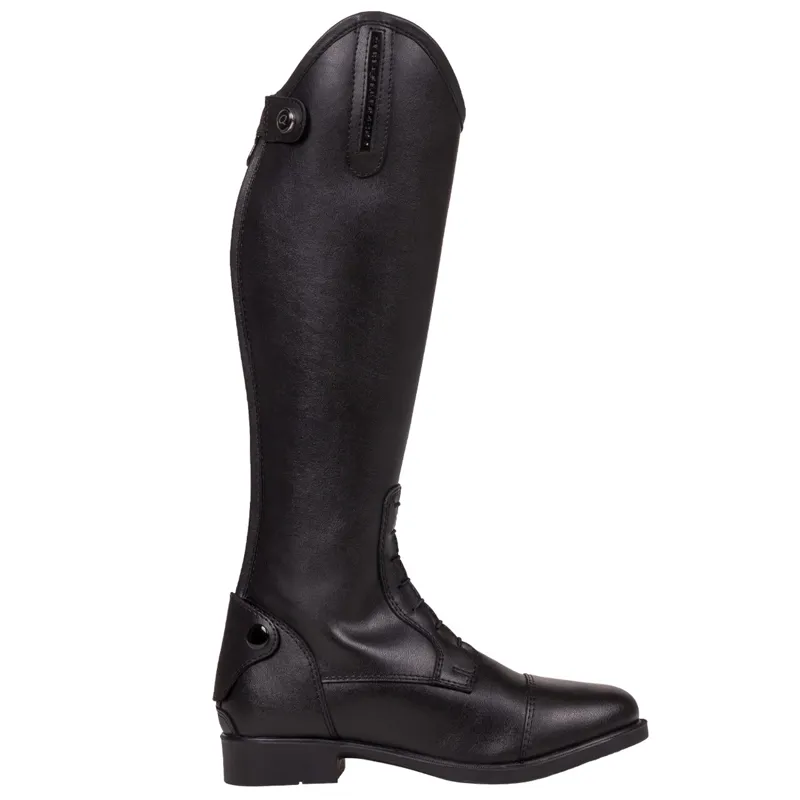 QHP Jessy Wide Riding Boot Juniors in Black-1