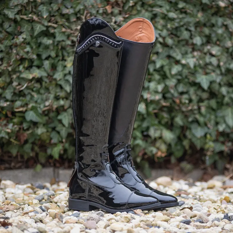 QHP Lamira Riding Boots Juniors in Black-3
