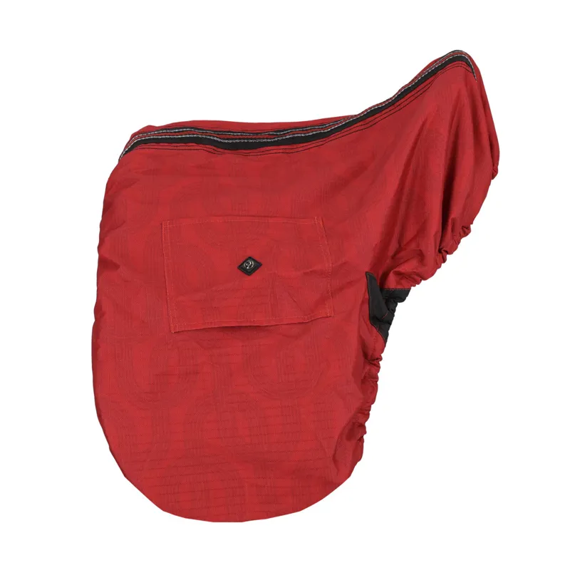 QHP Saddle Cover in Sunset Red