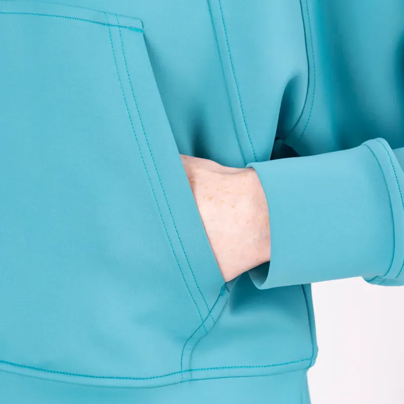 Aubrion React Quarter Zip Hoodie Ladies in Haze-2