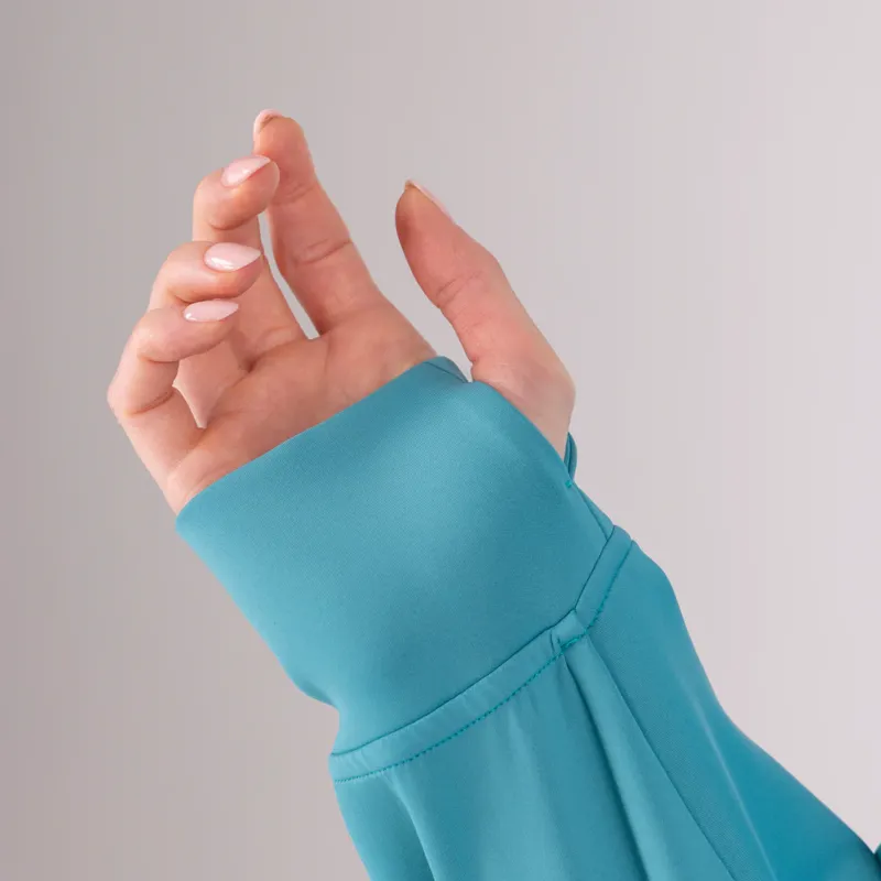 Aubrion React Quarter Zip Hoodie Ladies in Haze-4