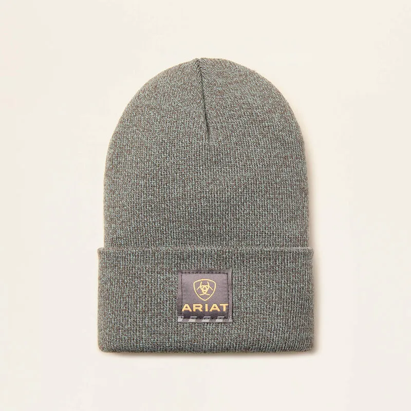 Ariat Rebar Beanie Unisex in Balsam Green and Dark Grey