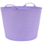 Red Gorilla Tubtrug Flexi Bucket Large in Soft Purple