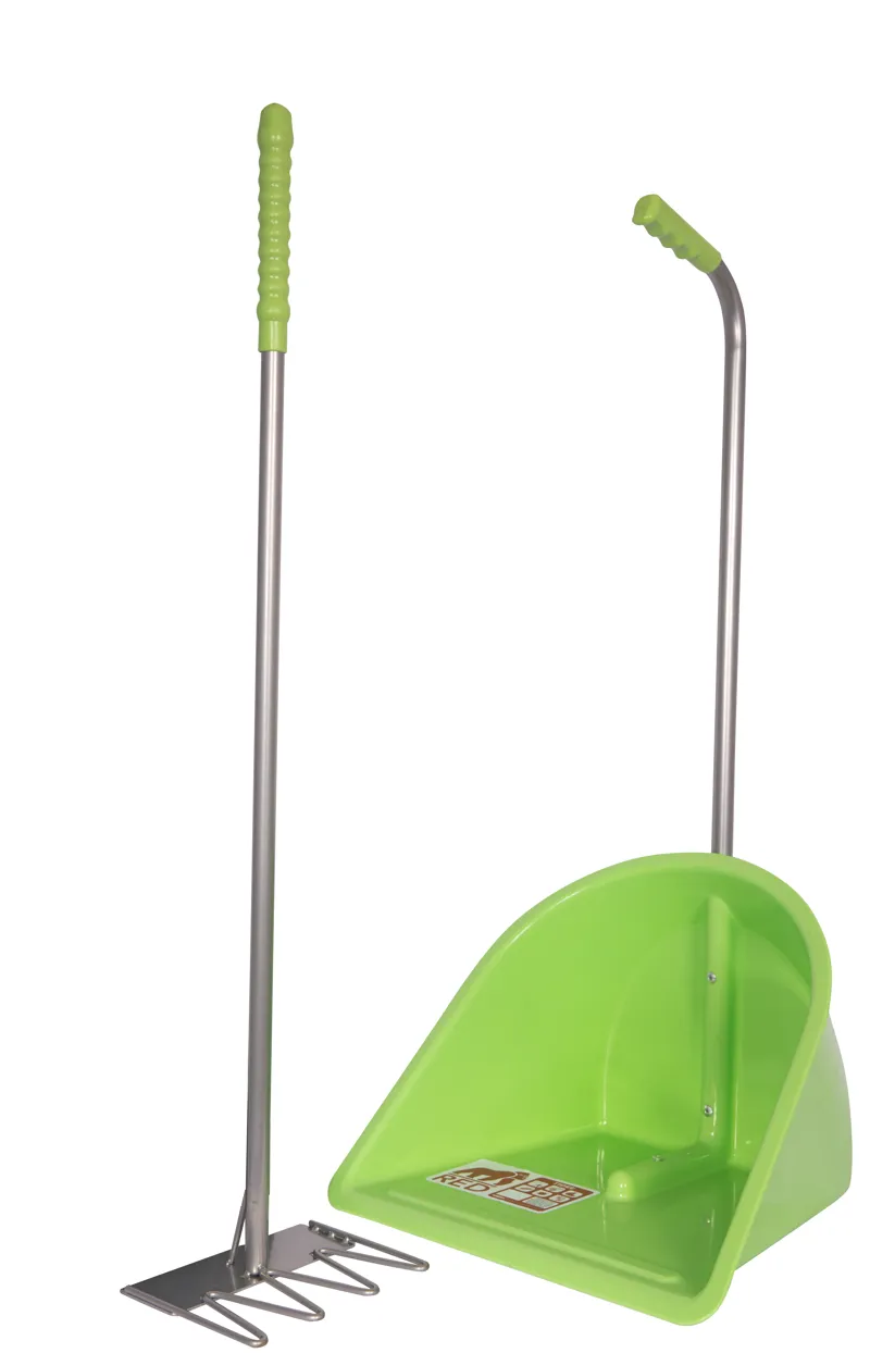 Red Gorilla Tidee and Rake Set in Pistachio