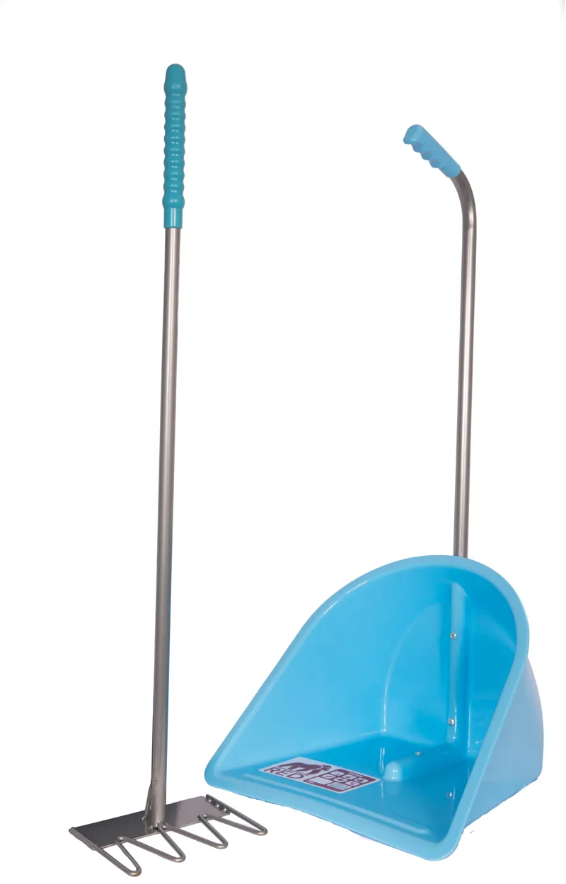 Red Gorilla Tidee and Rake Set in Sky Blue