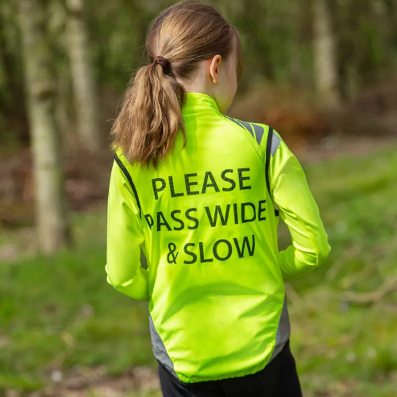 Hy Equestrian Reflector Gilet Kids in Yellow-5