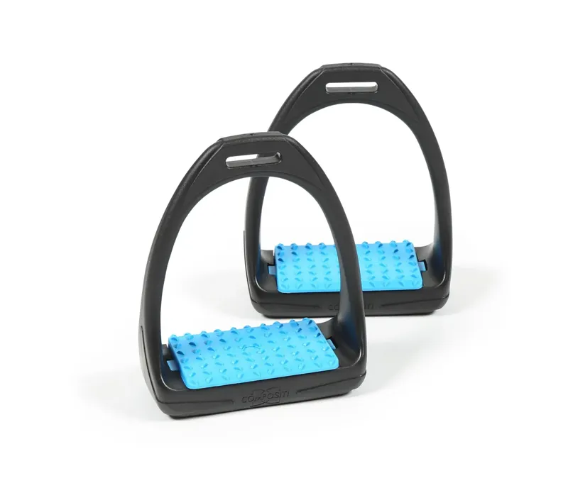 Compositi Reflex Stirrups in Bright Blue - WEB EXCLUSIVE