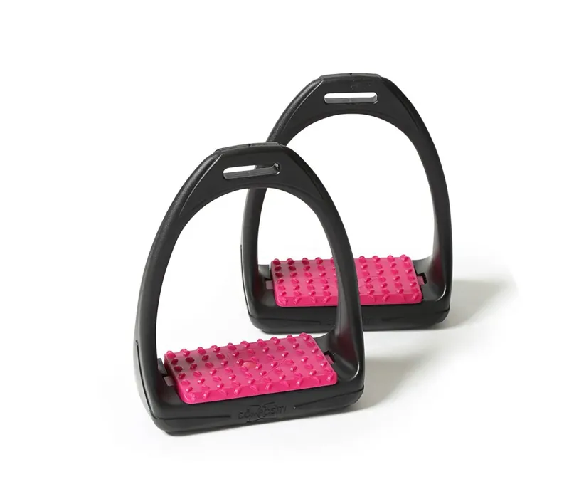 Compositi Reflex Stirrups in Raspberry - WEB EXCLUSIVE