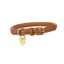 Digby and Fox Rolled Leather Dog Collar in Tan - WEB EXCLUSIVE