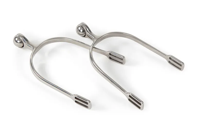 Shires Roller Ball Spurs Ladies Stainless Steel