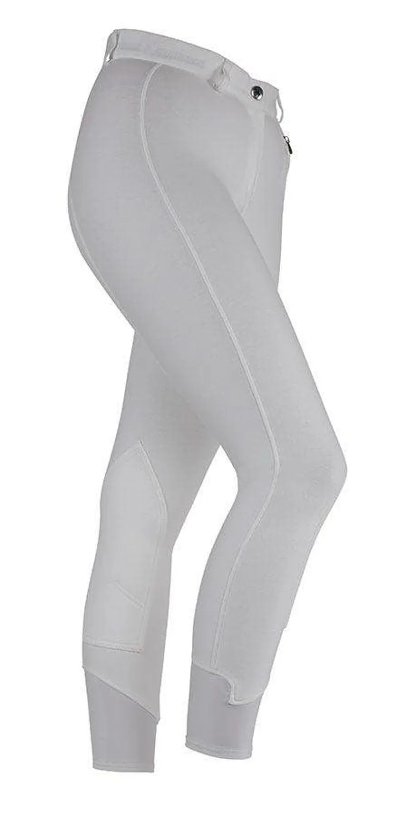 Shires Pantaloni Jodhpur Saddlehugger Donna: Bianco, Taglia 36, Tessuto Elasticizzato Comfort