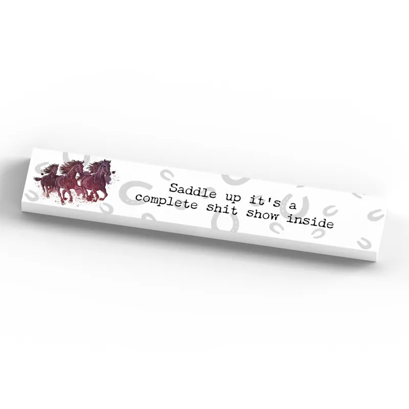 Platinum Saddle Up Momento Block