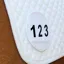 Equetech Saddlecloth Number Holder Pair White One Size