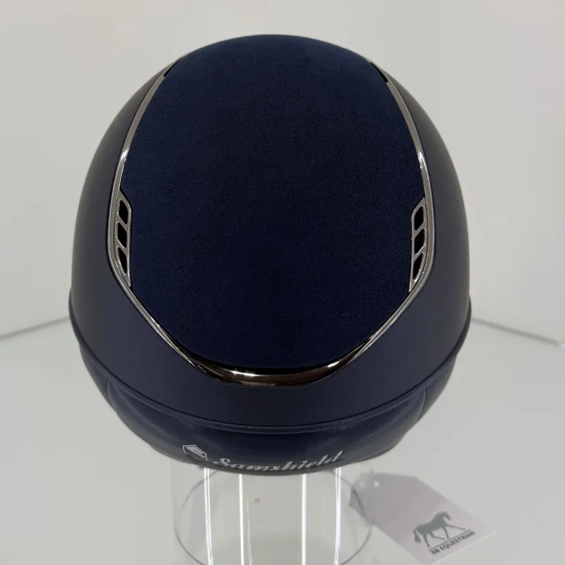 Samshield 2.0 Matt Blue with Alcantara Blue and 5 Swarovski Crystals-4