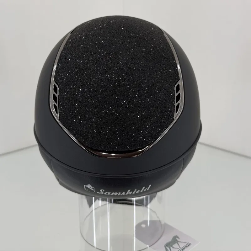 Samshield 2.0 Matt Black with Crystal Fabric Swarovski Black-5