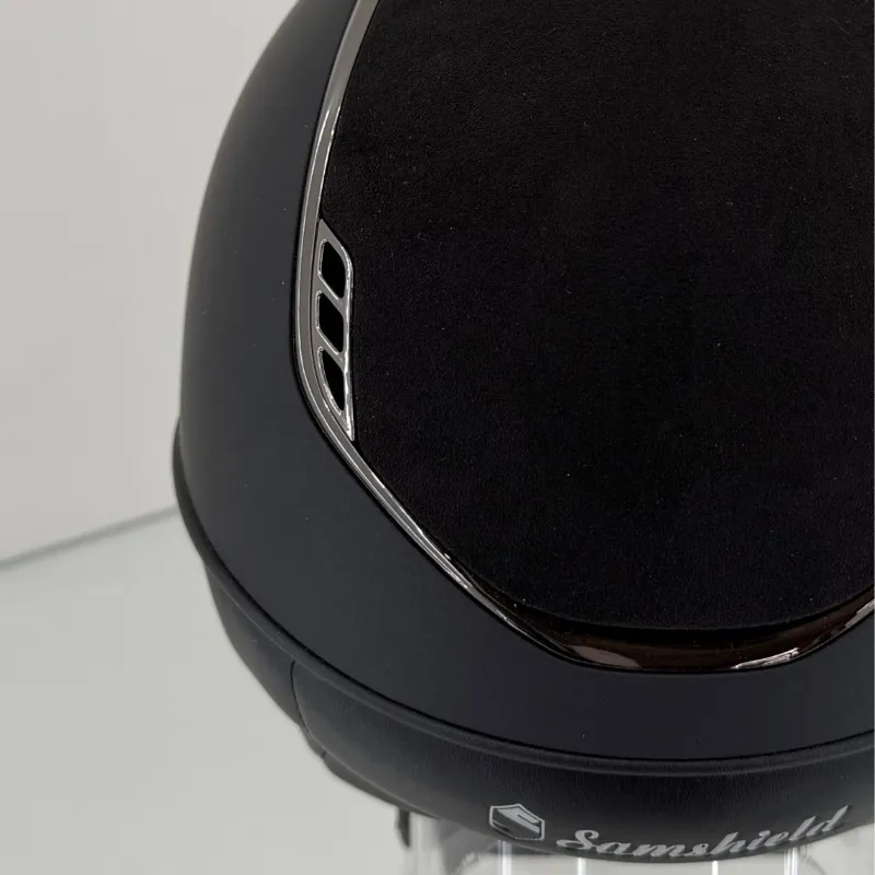 Samshield 2.0 Matt Black with Alcantara Black and 5 Swarovski Crystals-4