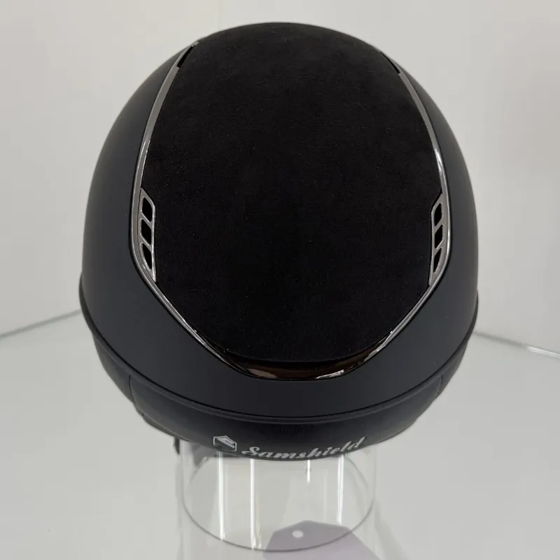 Samshield 2.0 Matt Black with Alcantara Black and 5 Swarovski Crystals-5