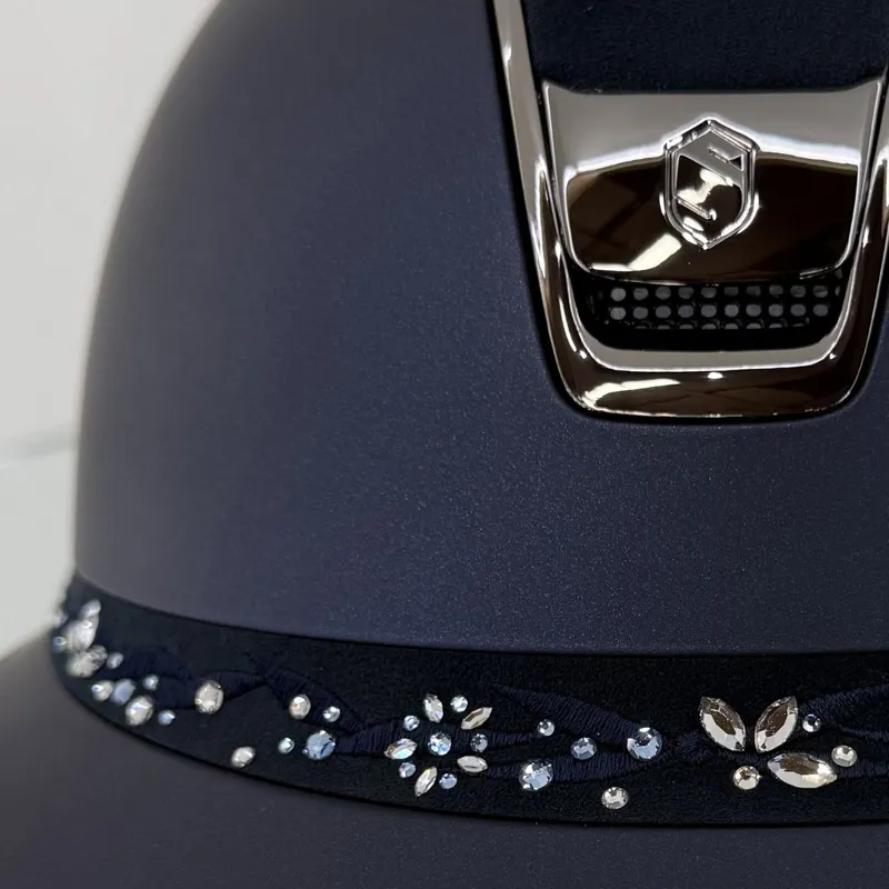 Samshield Miss 2.0 Matt Blue with Flower Swarovski Jewellery Blue-2