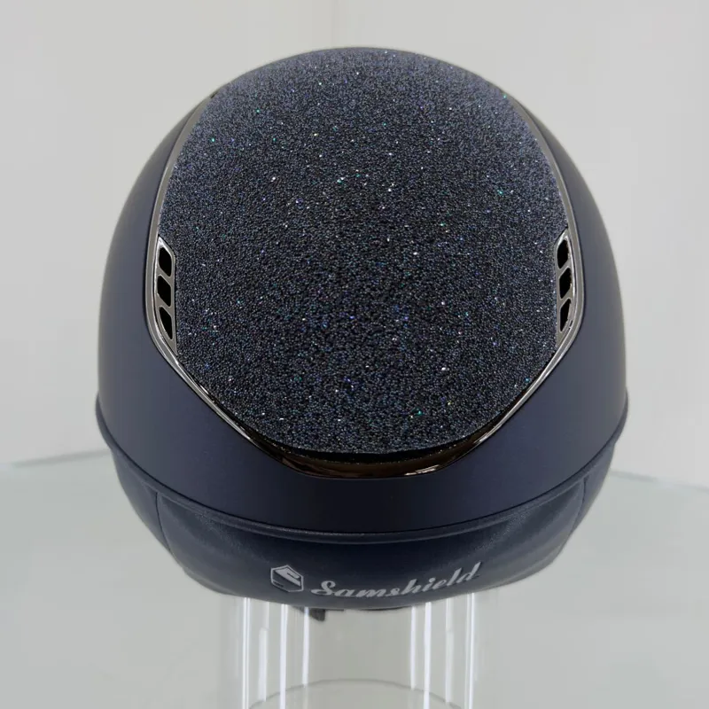 Samshield Miss 2.0 Matt Blue with Crystal Fabric Paradise Shine-3