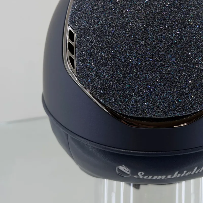 Samshield Miss 2.0 Matt Blue with Crystal Fabric Paradise Shine-5