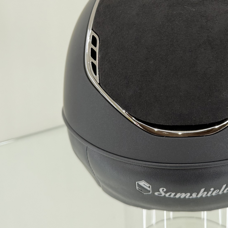 Samshield Miss 2.0 Matt Black with Alcantara Black and 5 Swarovski Crystals-5