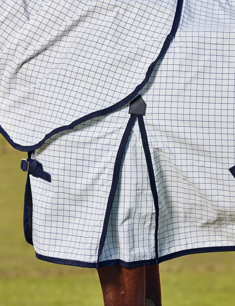 Saxon Kool Coat Classic Combo Horse Rug in White-4