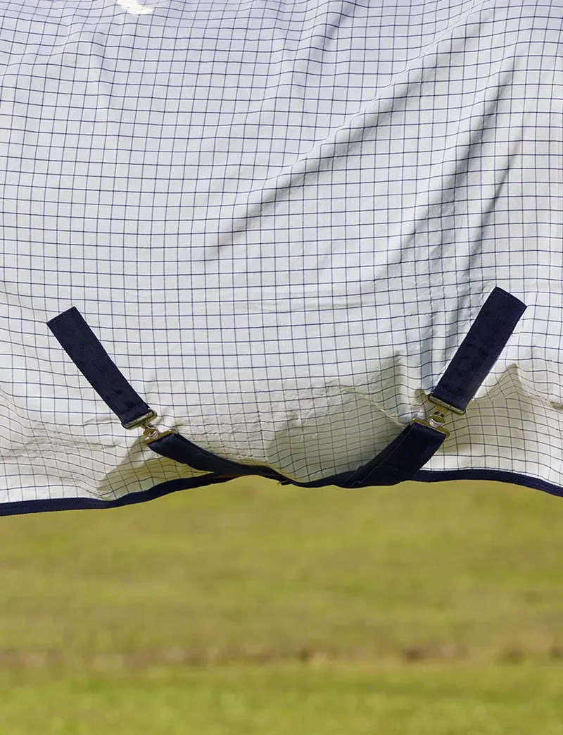 Saxon Kool Coat Classic Combo Horse Rug in White-5