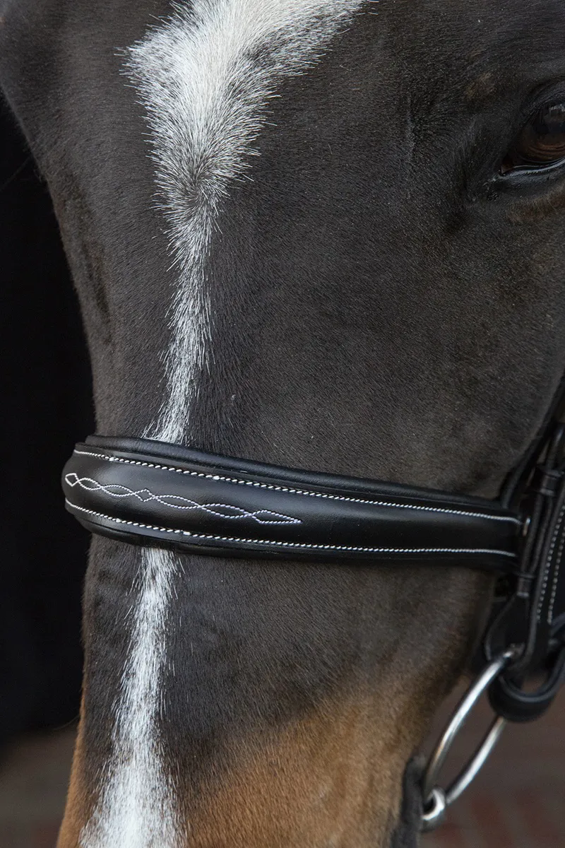 Schockemohle Monza F Bridle in Black-3