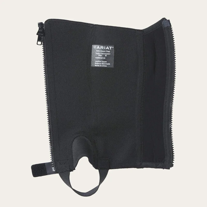 Ariat Scout Half Chap Kids in Black-3