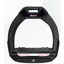 Flex-on Safe-on Junior Stirrups in Black/Black/Light Pink