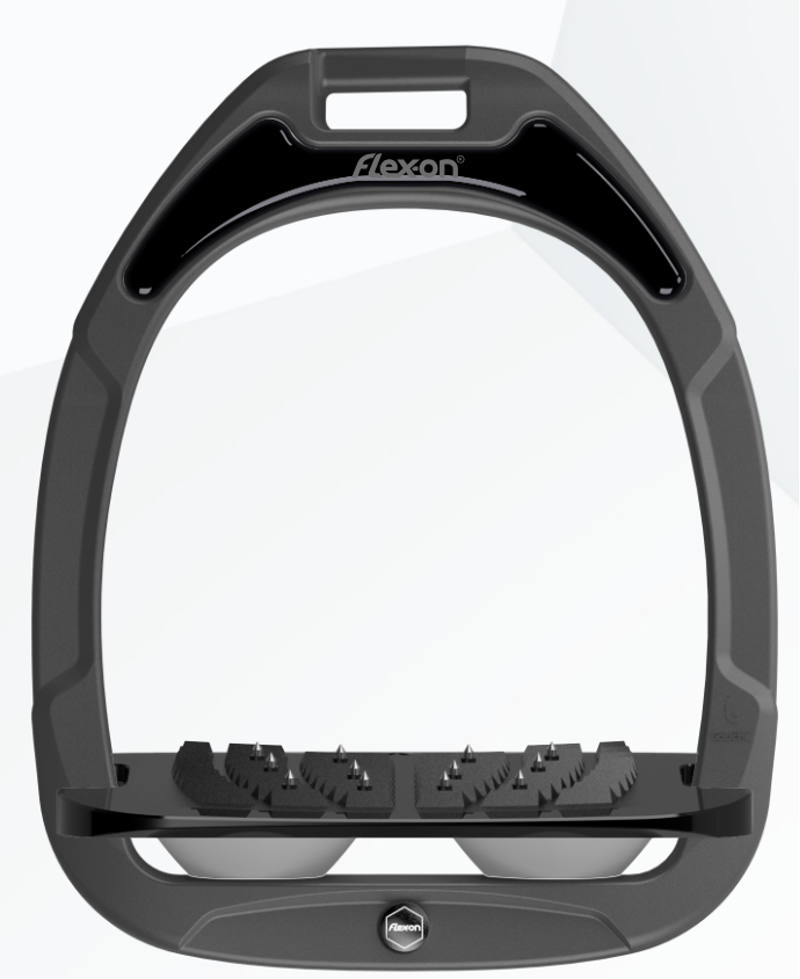 Flex-on Green Composite 2 Stirrups Inclined in Dark Grey/Black/Grey
