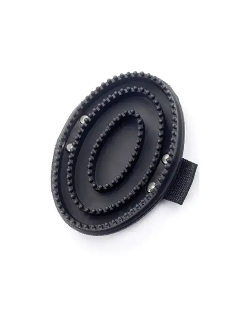 Lincoln Rubber Curry Comb Small in Black