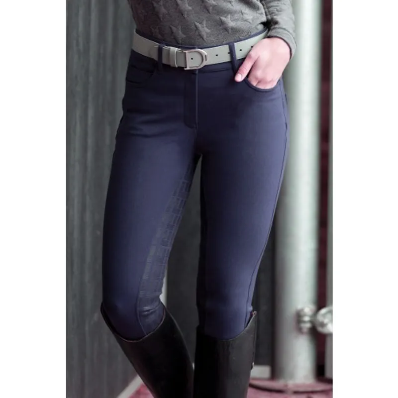 Equetech Shaper Breeches Ladies in Navy-5