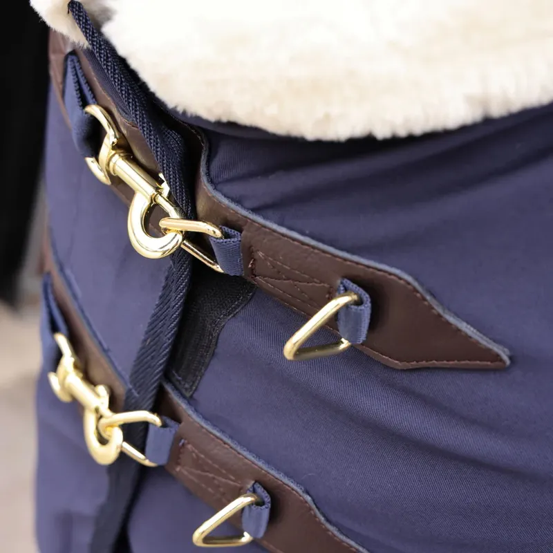 Shires Deluxe Stable Sheet in Navy-3