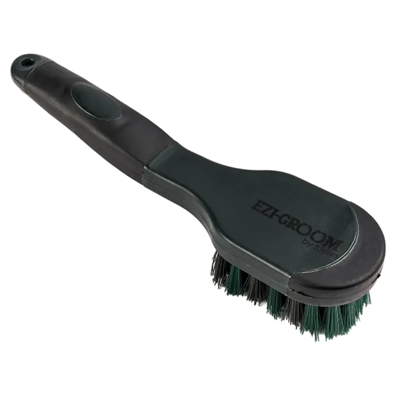 Shires EZI-GROOM Grip Bucket Brush in Forest