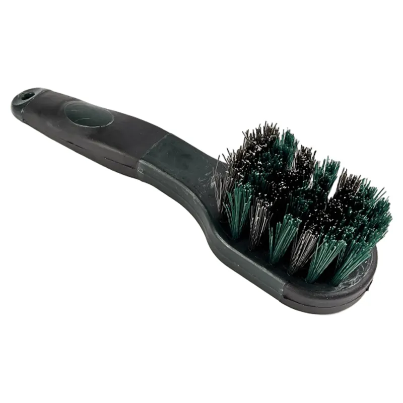 Shires EZI-GROOM Grip Bucket Brush in Forest-1