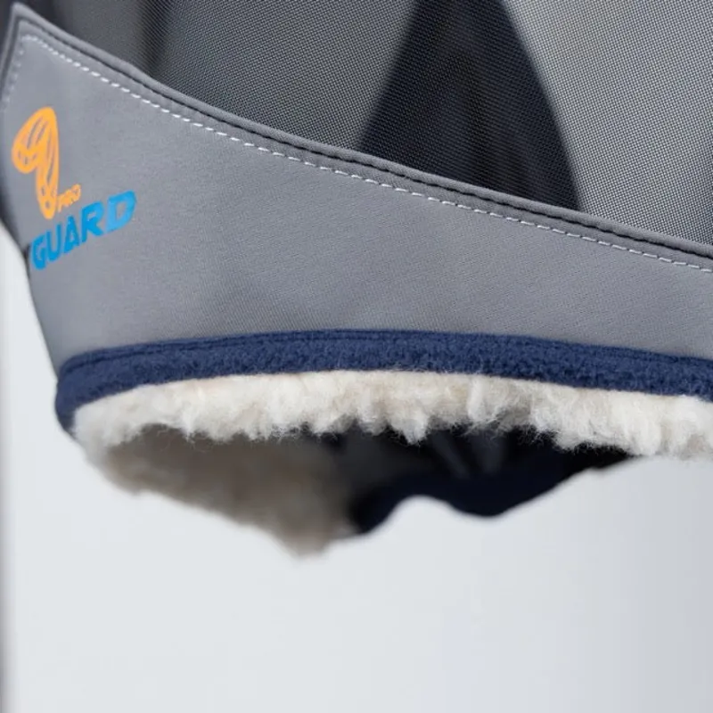 Shires FlyGuard Pro Fine Mesh Earless Fly Mask in Navy-2