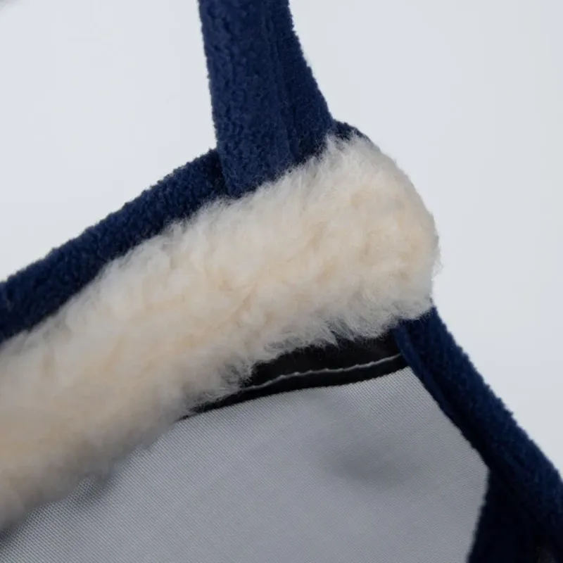 Shires FlyGuard Pro Fine Mesh Earless Fly Mask in Navy-3