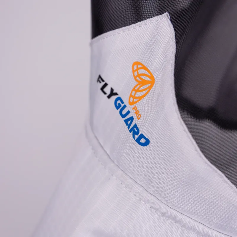 Shires FlyGuard Pro Sun Shade Fly Mask Ears and Nose in White-1