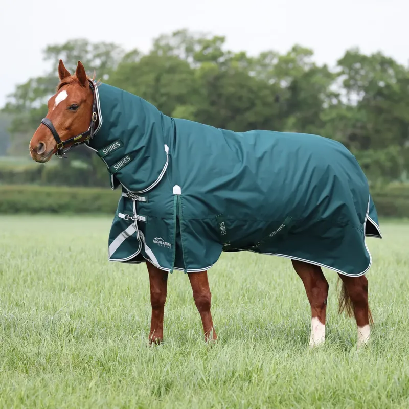 Shires Highlander Original 300g Turnout Combo Rug in Green
