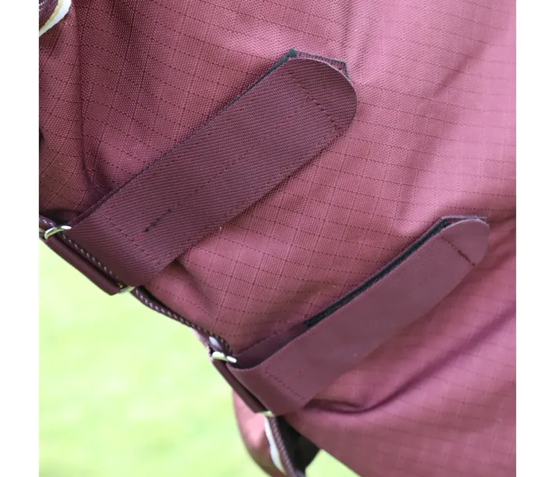 Shires Highlander Plus 100g Combo Turnout Rug in Maroon-6