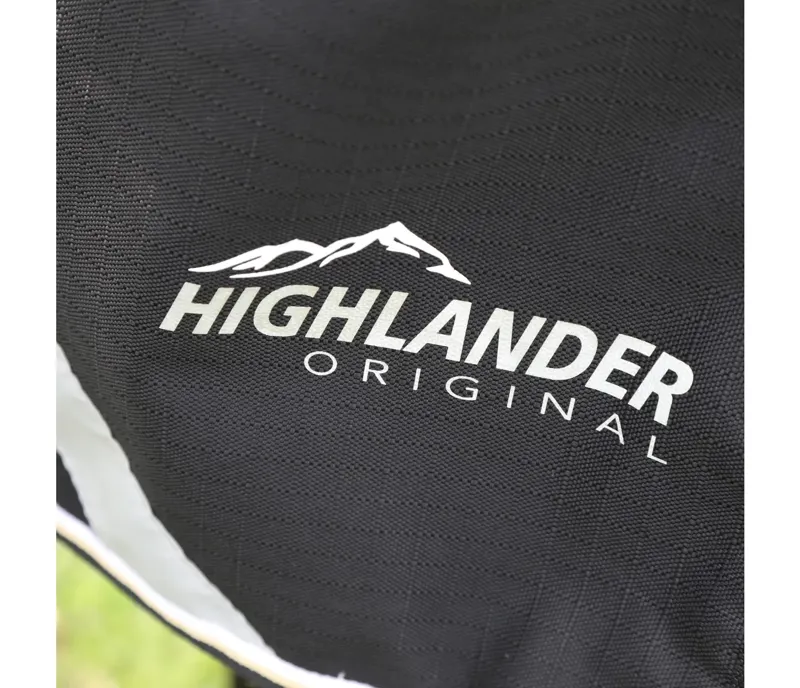 Shires Highlander Plus 200 Combo Turnout Rug in Black-6