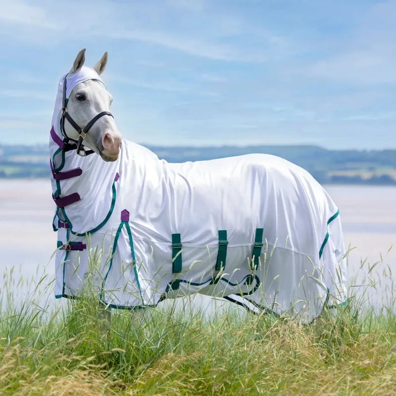 Shires Highlander Plus Fly Sheet Combo in White