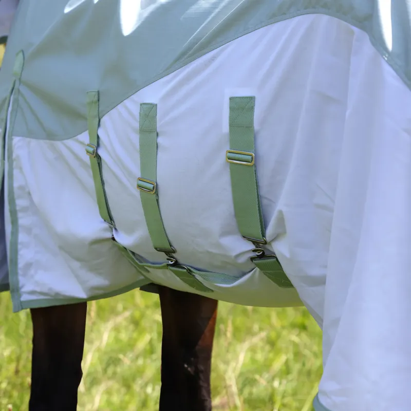 Shires Highlander Plus Waterproof Fly Rug in Sage-3