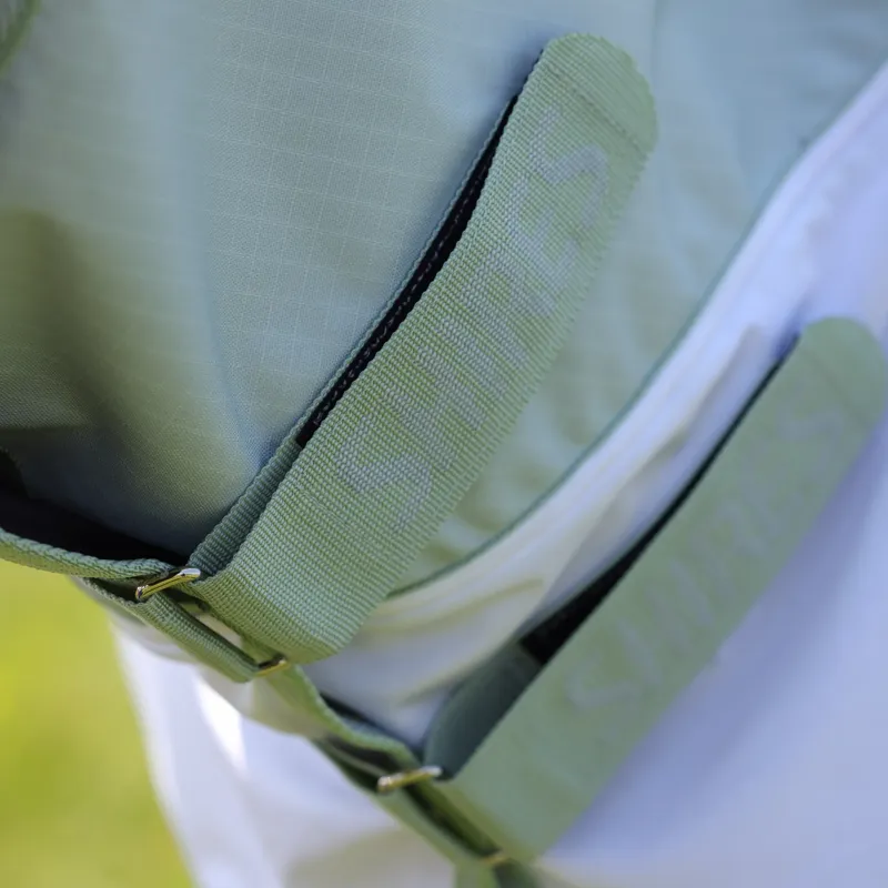 Shires Highlander Plus Waterproof Fly Rug in Sage-4